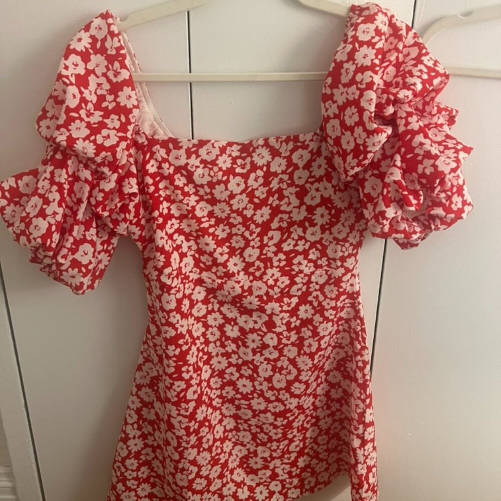 Shop Neighbors Red Floral Dress